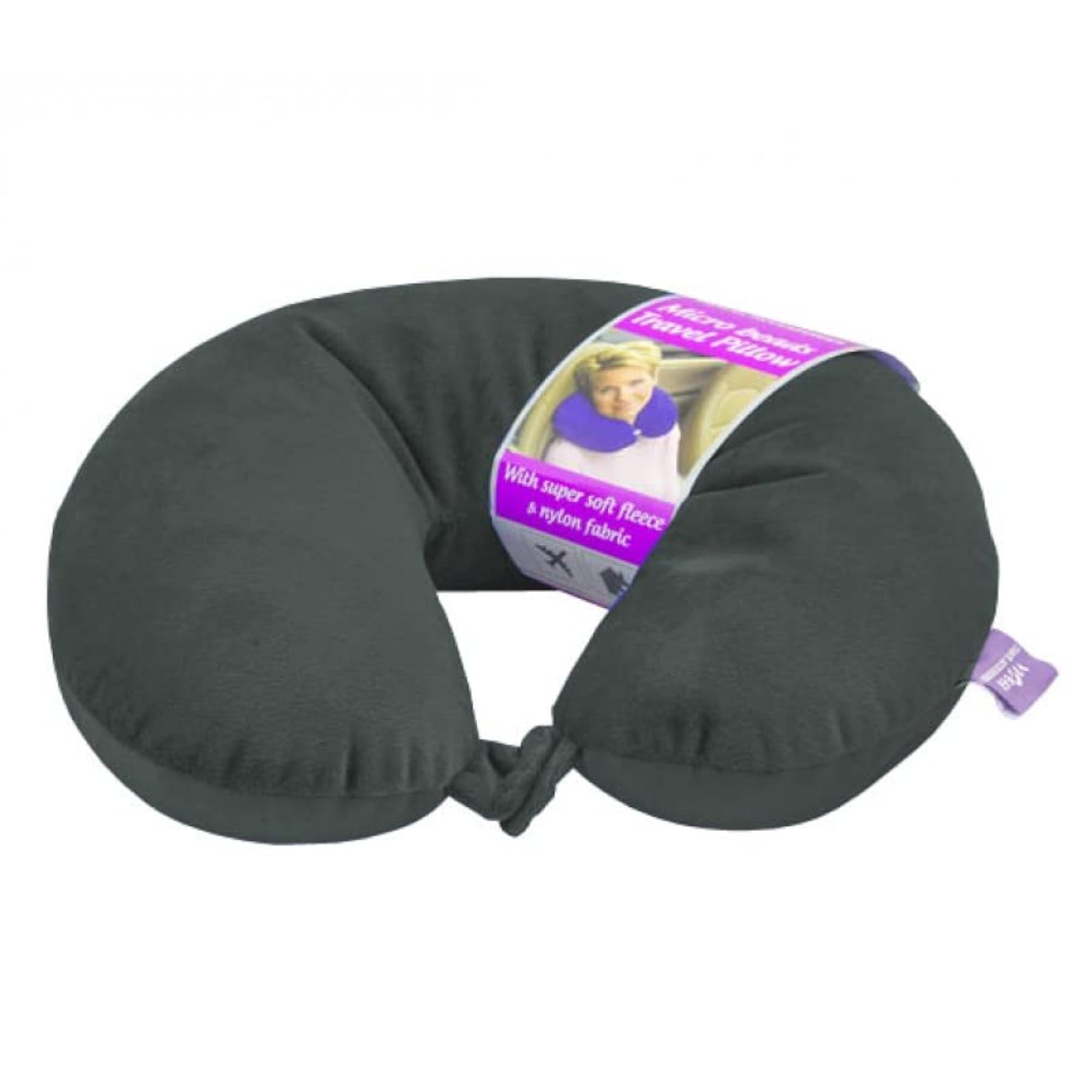 Microbeads U Shape Neck Pillow for Travel and Relief